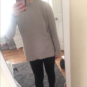 Chunky Gray Sweater
